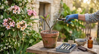 Tailler son frangipanier au printemps : techniques pour garder un port compact