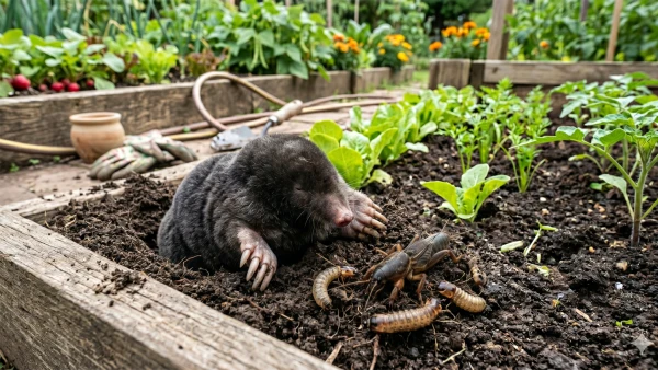 La taupe au potager : l'alli�e naturelle du jardinier