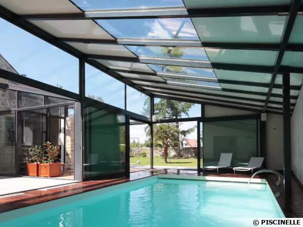 L'abri de piscine haut