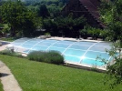 L'abri de piscine bas