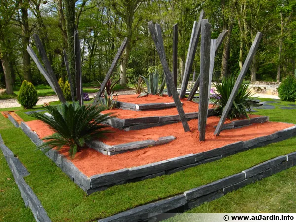 Résultat immédiat pour un aménagement décoratif avec le gazon en plaques