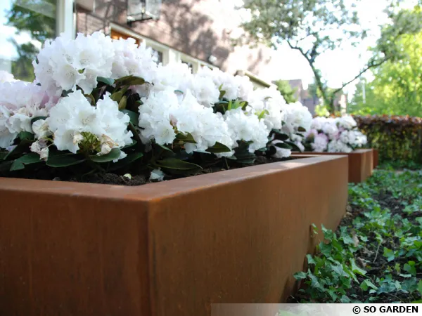 Bacs en acier CorTen