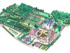 Carte des jardins du Château du Rivau Carte des jardins du Château du Rivau
