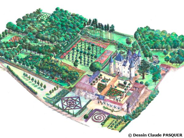 Les jardins du château du Rivau (37)