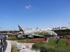 Dubai, le Miracle Garden et son Airbus A380 au sol Dubai, le Miracle Garden et son Airbus A380 au sol