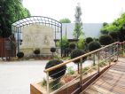 Les jardins cinématiques de Roland Garros, stèle d'Etienne Jules Marey