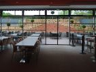 Les jardins cinématiques de Roland Garros, restaurant du stade Suzanne Lenglen