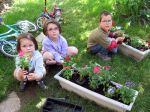 Le jardinage avec les enfants