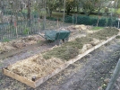 La paille au jardin