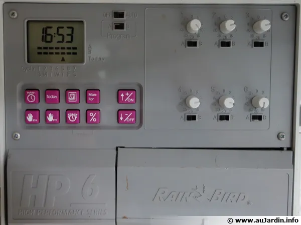 Programmateur d'arrosage enterré