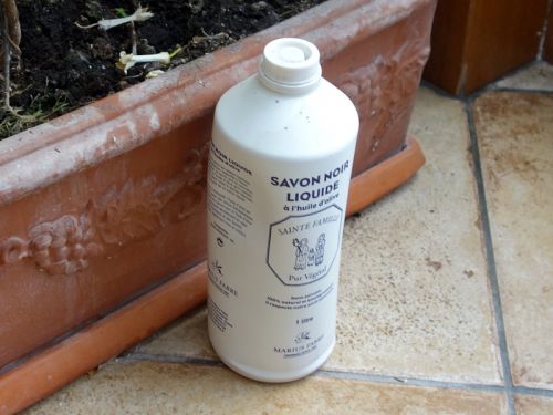 Recette d'insecticide naturel au savon noir pour les plantes, Recette