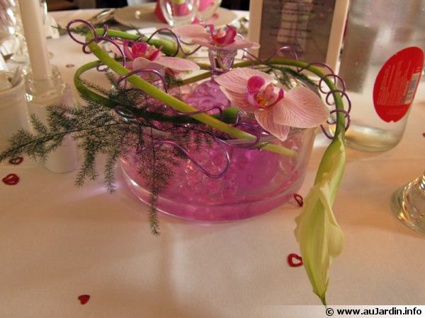 Les végétaux sont aussi à l'honneur à table avec ce bouquet original qui participe à la magie de Noël