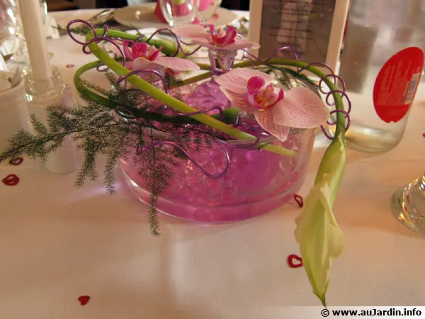 Les végétaux sont aussi à l'honneur à table avec ce bouquet original qui participe à la magie de Noël
