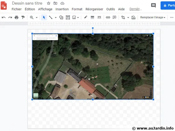 Utiliser Google Maps pour dessiner son jardin
