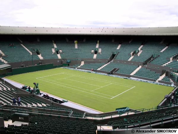 Le gazon de Wimbledon au court 1