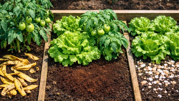 Engrais maison au potager : test marc de caf�, banane et coquilles d'�ufs