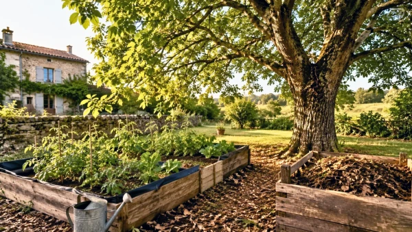 Noyer pr�s du potager : une cohabitation d�licate