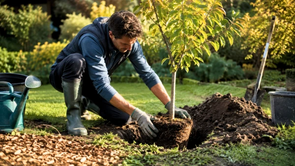 Planter un cerisier en septembre pour pr�parer le printemps