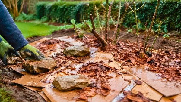 Cette astuce au carton en avril permet de supprimer les ronces sans retourner la terre