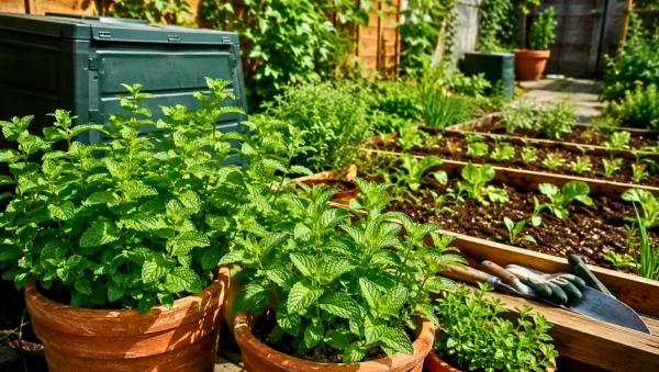 La menthe poivr�e, une alli�e naturelle contre les rongeurs au potager