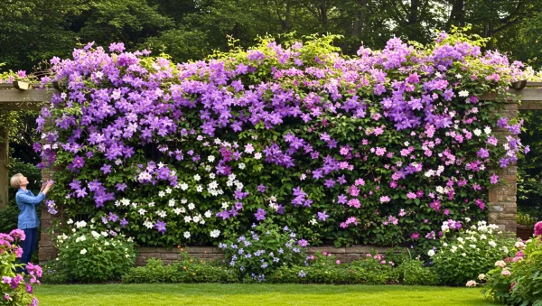 La cl�matite s�duit par sa capacit� � transformer un espace banal