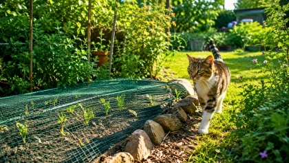 Chats dans le jardin : des solutions naturelles pour prot�ger vos plantations sans leur faire de mal