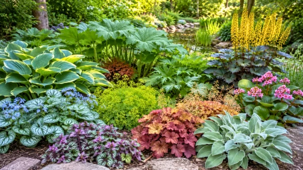 Comment structurer ses massifs au printemps avec des plantes vivaces aux feuillages color�s et durables ?