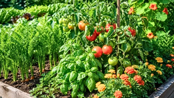 Tomates au potager : les meilleures associations naturelles pour des r�coltes saines
