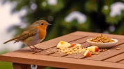 Ne donnez pas que des graines : ces 6 aliments oublies attirent tous les rouges-gorges