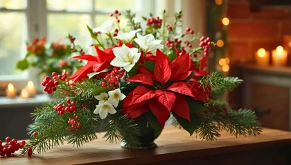 Elles fleurissent en plein hiver et font briller les f�tes : les plantes du r�veillon que votre d�co m�rite enfin