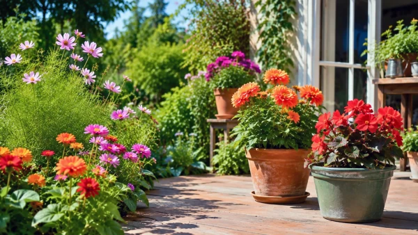 Quelles fleurs planter en juin pour un jardin color�
