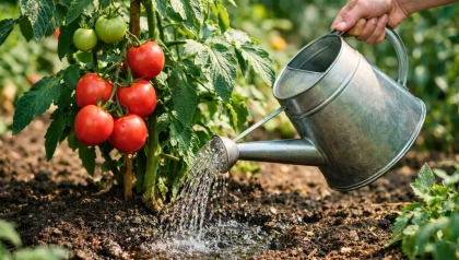 Ce geste simple am�liore la croissance des tomates sans engrais chimique et booste la qualit� des fruits