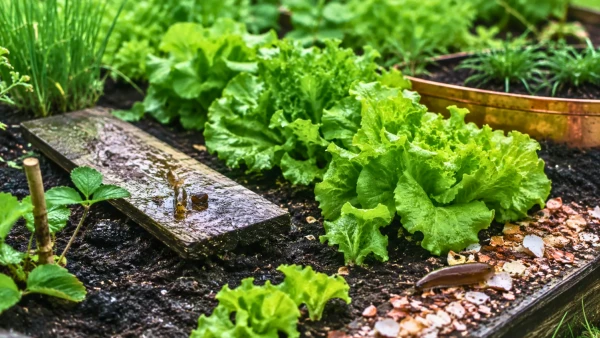 Prot�ger ses salades des limaces avec des gestes naturels