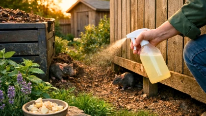 Inutile d'empoisonner les rats : ce m�lange maison � l'ail les fait fuir tout en respectant l'�quilibre du jardin