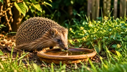 Un jardin accueillant pour les h�rissons commence souvent par une attention simple, utile et facile � adopter