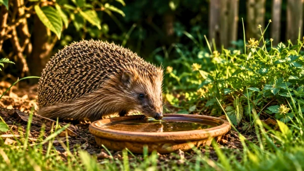 Un jardin accueillant pour les h�rissons commence souvent par une attention simple, utile et facile � adopter