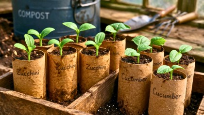 Ne jetez plus vos rouleaux de papier toilette : au printemps, ils sauvent vos semis et boostent le compost du potager