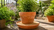 En juillet, ce geste discret dans les soucoupes aide � limiter les moustiques sur le balcon