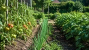 En juillet, ce r�flexe d'am�nagement aide � garder un potager sain et des r�coltes g�n�reuses