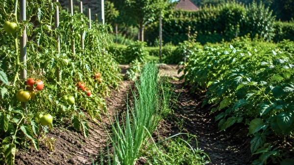 S�parer tomates et pommes de terre pour un potager sain en juillet