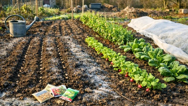 Au potager en mars, semer trop t�t certains l�gumes peut compromettre la saison