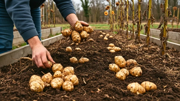 Planter des topinambours en mars : le tubercule facile qui produit tout l'hiver