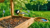 Au mois de mai, le piment devient un alli� inattendu pour nourrir les oiseaux du jardin