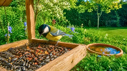 Au mois de mai, le piment devient un alli� inattendu pour nourrir les oiseaux du jardin