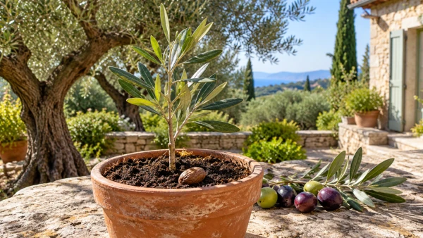Faire pousser un olivier � partir d'un noyau d'olive : les �tapes