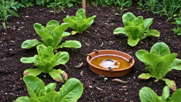 Pi�ge � bi�re contre les limaces : m�thode efficace au potager