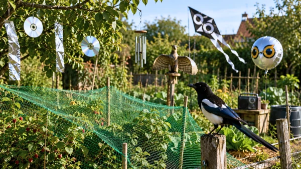 Prot�ger le potager des pies en �t�
