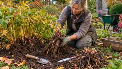 Pour des pivoines plus g�n�reuses au printemps, tout se joue d�s les premi�res semaines d'automne