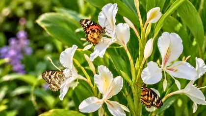 Plant�e en mai, cette vivace parfum�e attire les papillons quand le jardin ralentit en fin d'�t�