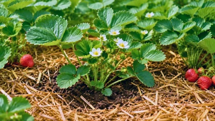 Pour r�colter plus de fraises cet �t�, les jardiniers conseillent ce soin facile d�s le d�but de culture
